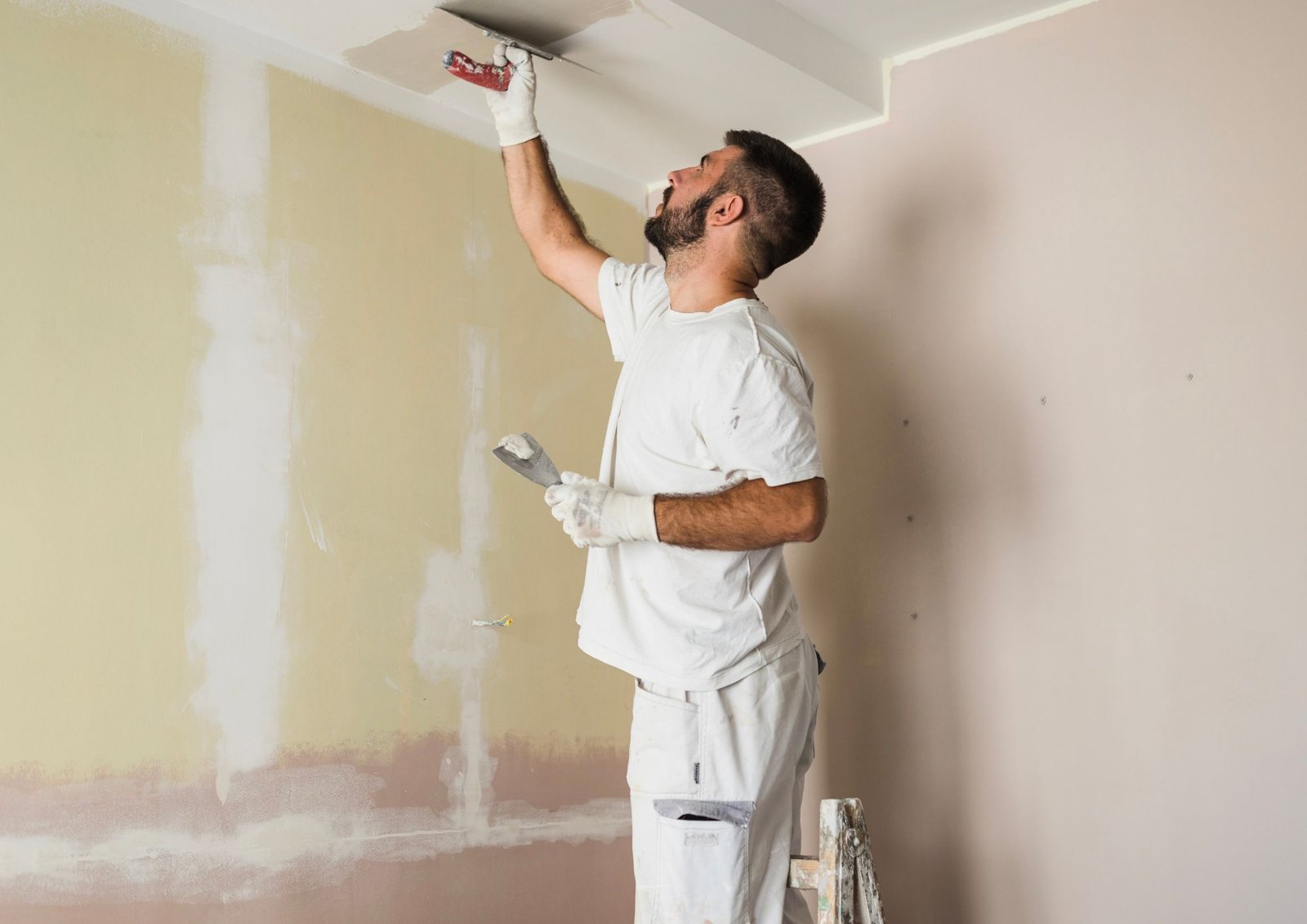 Drywall patch & texture